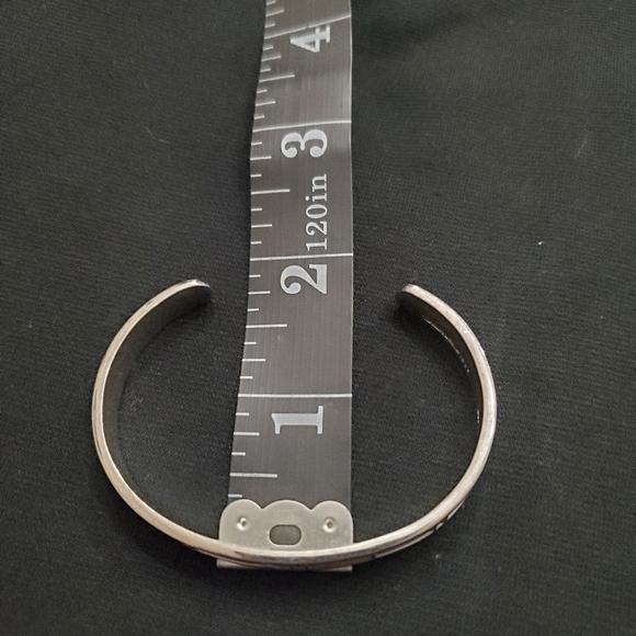 TIFFANY & CO. Atlas Roman Numeral Sterling Silver Cuff Bracelet 1995 - Picture 9 of 10